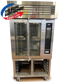 Gas “Mini” Rotating Rack Oven with Stand Model LMO-G-S