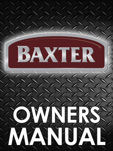 Baxter OV500 Series Rack Oven Manual