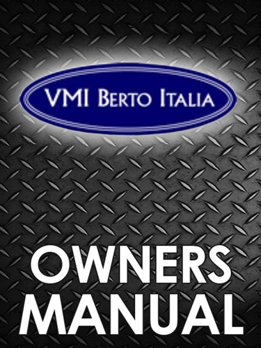 VMI Berto Italia Spiral Mixer With Fixing Bowl  Model 160-200 AR 2V