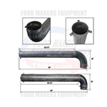 Lucks R20G Heat Exchanger: J-Pipe.