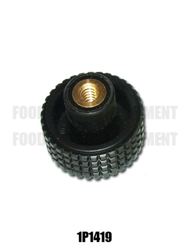 Knob,knurled rim 1/4"-20