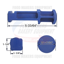 WP Werner Pfleiderer TWL / TWS Plastic Piston 140mm Long x 44mm Diameter