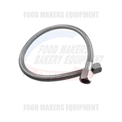 FBME SPG-FA & SPG-SB Hose Teflon PTFE with SS Braid 1/2 x 20" length