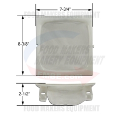 Benier Large Pocket Basket 211 x 198 mm 8-3/8" x 7-3/4".