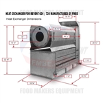 Revent 624 / 724 Heat Exchanger.