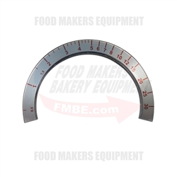 Rondo Sheeter SMK64 Plastic Scale Band Label.