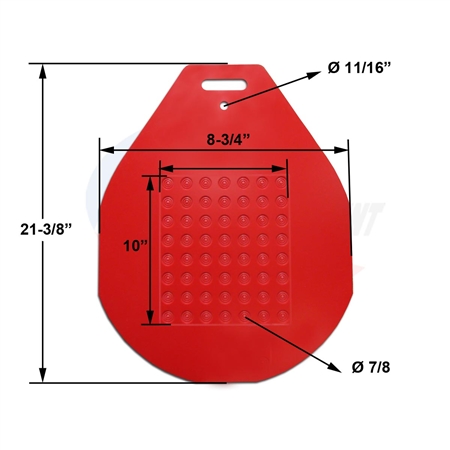 Erika Rounding Plate Stamp 12. 56 Part. (Mini)