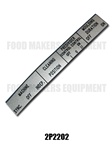 Fortuna KM Divider Main control Label