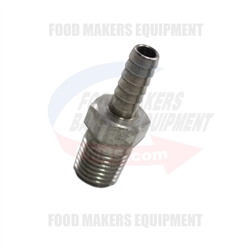 Munti-Barbed Tube Fitting Adapter. 1/4"