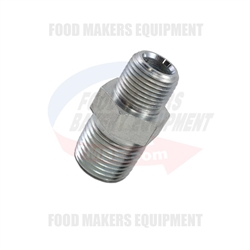 FMBE SPG-FA-E SS Hex Nipple 1/2" x 3/8" MP-MP