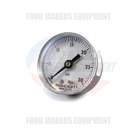 Baxter OV210 Rack Oven Water Pressure Gauge.