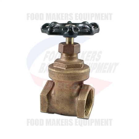 LVO Pan Washer FL36FT Drain Valve: 1-1/2".