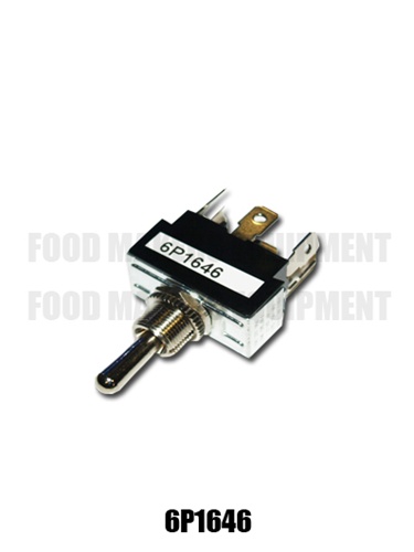 Switch: Toggle DPDT, 125v, 20a