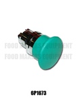 Rondo Sheeter Green Pushbutton 22mm Mushroom Head.