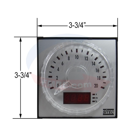 Lucks / VMI Timer: High Speed Large Face 20 Minutes.