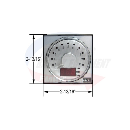 Lucks / VMI Timer Low Speed Small Face.