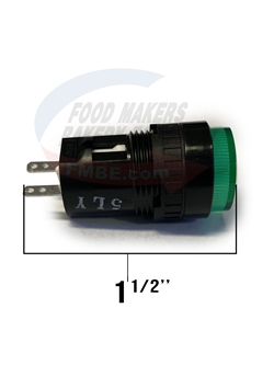 LBC Rack Oven LRO-2G - Green LED Indicator Light.