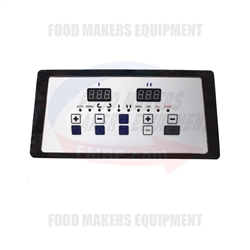 ABS Mixer SM200T Complete Main Control Panel. (Overlay and Control Board)