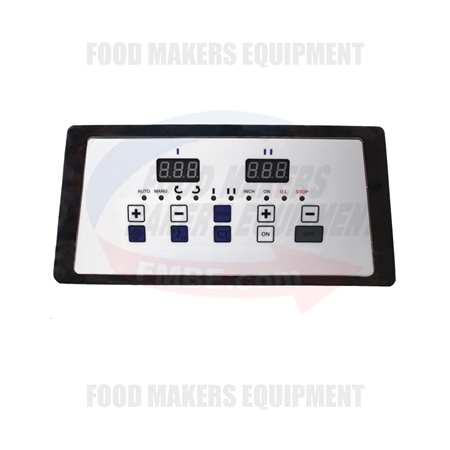 ABS Mixer SM200T Complete Main Control Panel. (Overlay and Control Board)