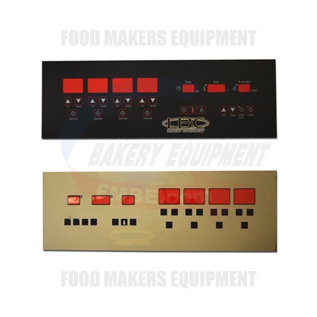 LBC Proofer LRP Control Panel Touchpad Overlay Only.