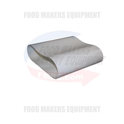 Benier Moulder B077 White Food Graded Endless Conveyor Belt 19.50" L x 9" W