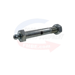 High Temperature Wheel Axle & Nut w/ Zerk Fitting