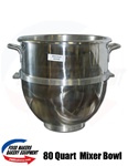 Hobart 80 Quart Stainless Steel Mixer Bowl