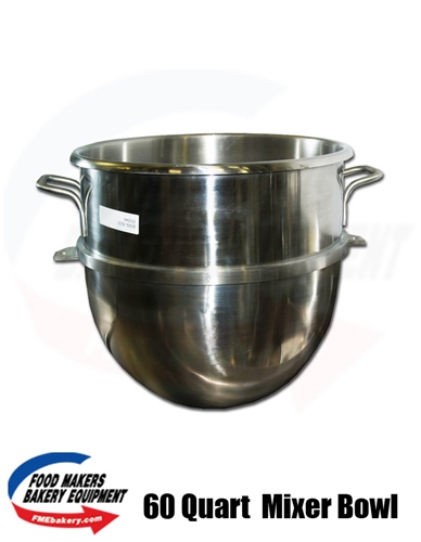 Hobart 60 Quart Stainless Steel Mixer Bowl