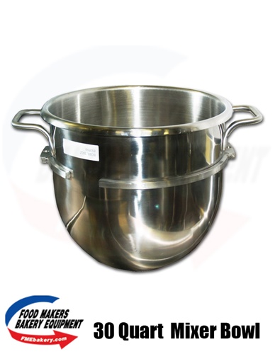 Hobart 30 Quart Stainless Steel Mixer Bowl