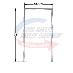 Baker's Aid BAP-1-RI Door Gasket.