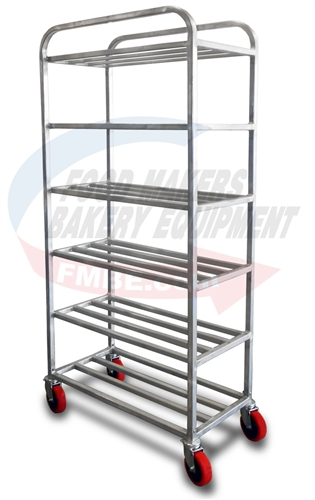 Aluminum 6 Shelf Platter Rack