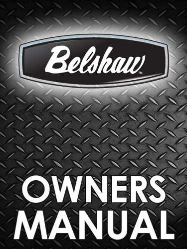 Belshaw C100 Automatic Electric Fryer Manual