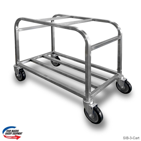 3 Compartment  Ingredient Bin Cart