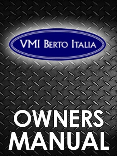 VMI Berto Italia Spiral Mixer SM80-SM120