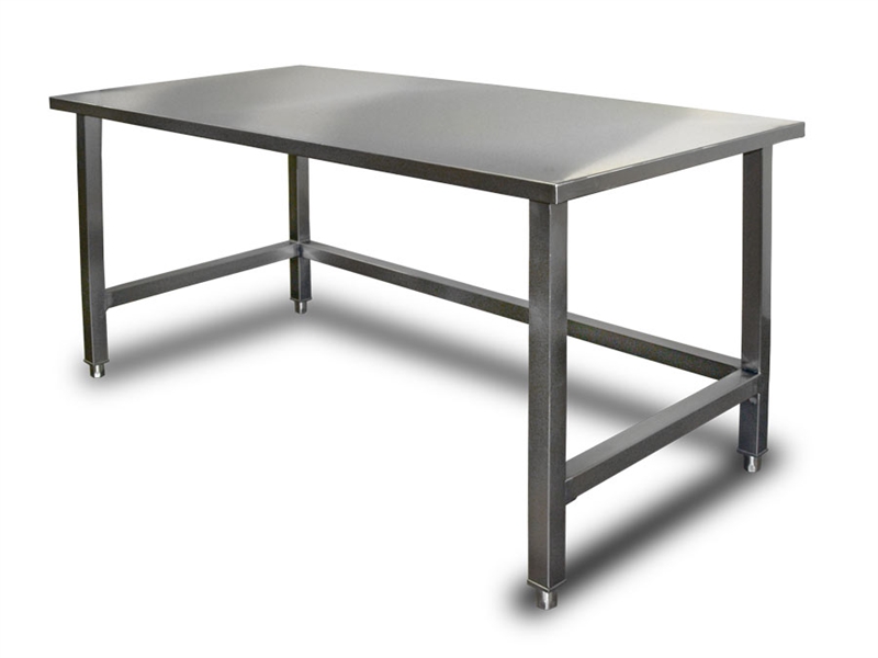 14 Gauge Stainless Steel Bakery and Commercial Work Table with Open Base 36  x 48